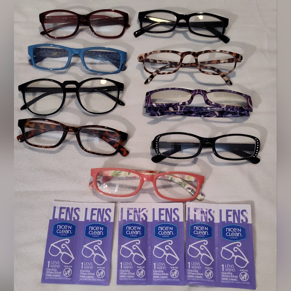 NEW & Like-New (+1.00-+1.25) Readers Bundle (9prs)